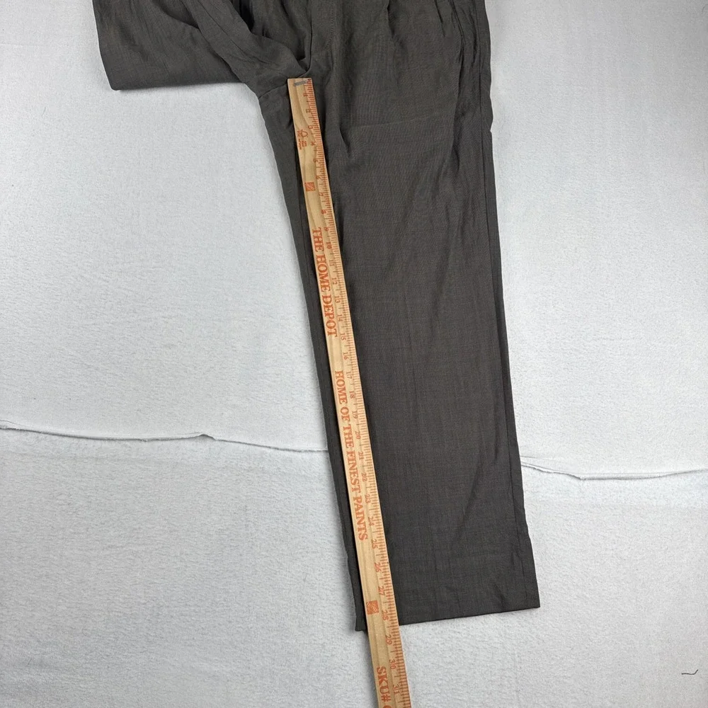 Corneliani Mens Brownish Gray Two Piece Suit 42R , Pants Fit 32*28 3 Button Wool